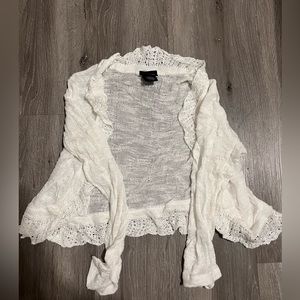 Women’s White Cardigan